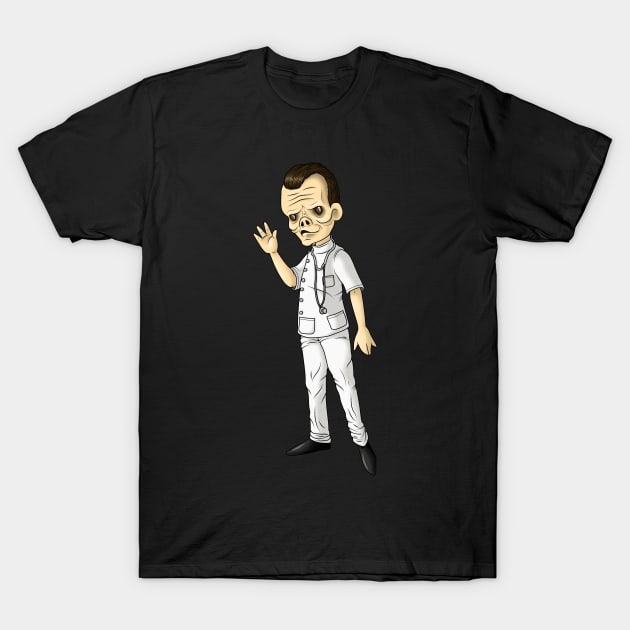 Beauty is in the eye of the beholder: doctor T-Shirt by SpacebatDesigns 